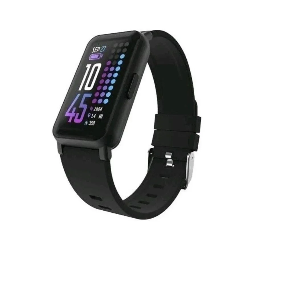 NEW iTouch Wearables Active 4 Unisex Black Watch/Fitness Tracker TC4S01-G02